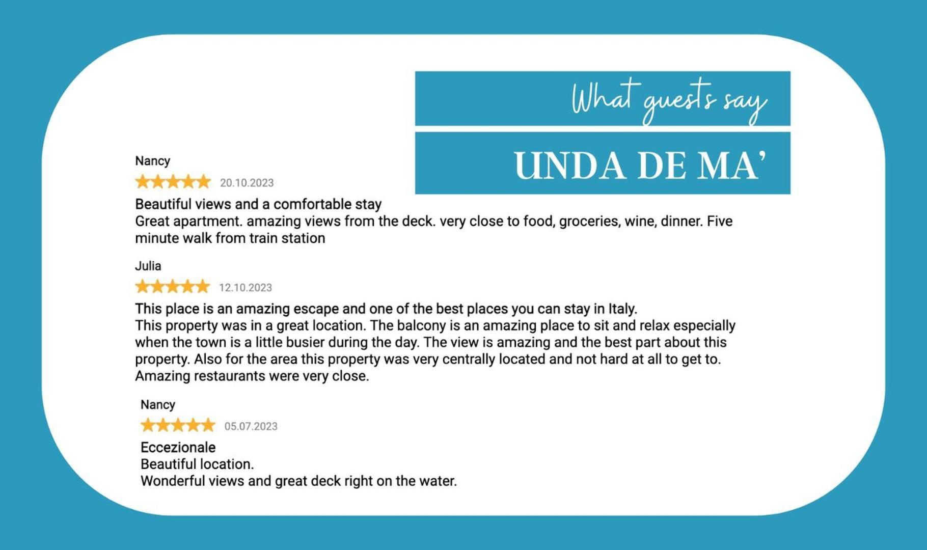 Unda De Ma Sea View Terrace Apartment Βερνάτσα Εξωτερικό φωτογραφία